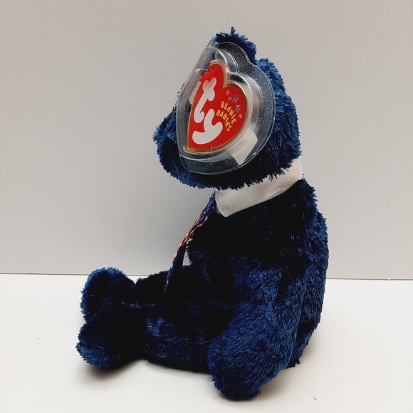 ๐4 for $20๐ TY Beanie Babies Original Pops USA Flag Tie Plush Soft Kids Toy - Picture 4 of 8